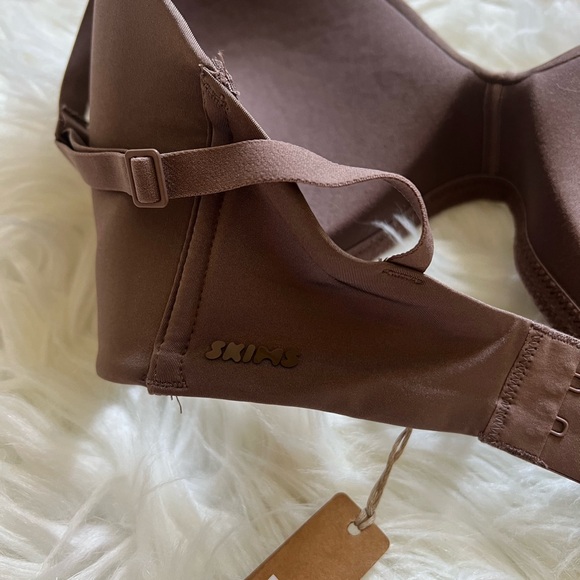 SKIMS Chocolate Brown Tshirt Bra 32DD - Picture 7 of 7